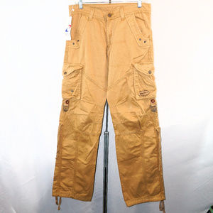 NWT Craze cargo pants with ankle ties M